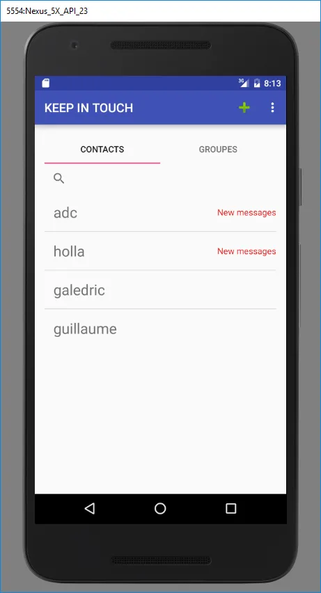 Keep in touch